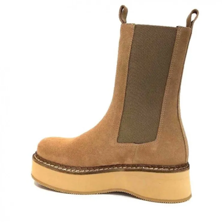 Paloma Barcelo Eerin Daim Nocciolata*Femme Bottines