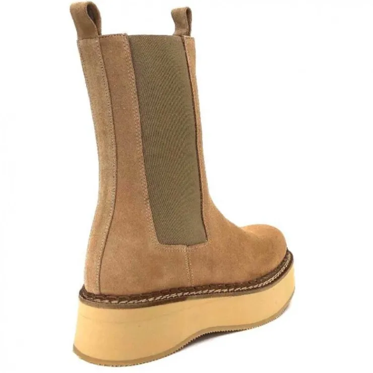 Paloma Barcelo Eerin Daim Nocciolata*Femme Bottines