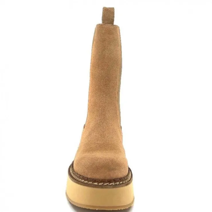 Paloma Barcelo Eerin Daim Nocciolata*Femme Bottines