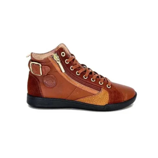 Pataugas 628270 Palme Cuir Rouille*Femme Baskets