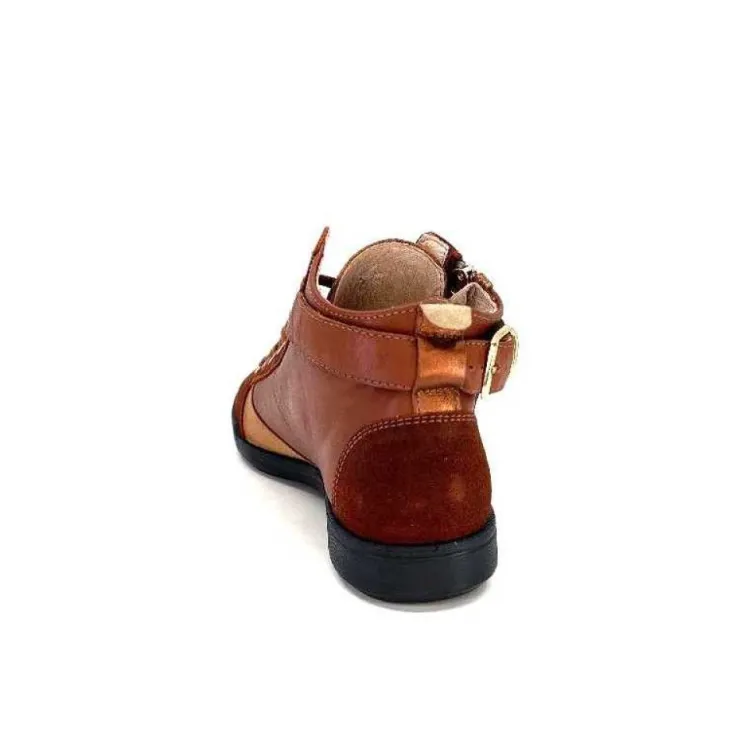 Pataugas 628270 Palme Cuir Rouille*Femme Baskets