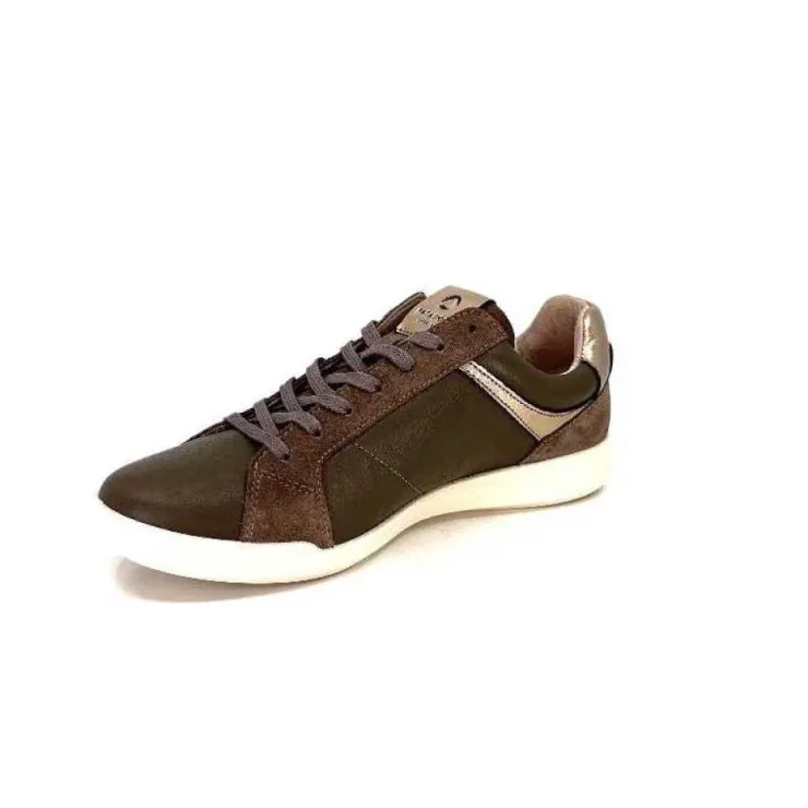 Pataugas 628403 Palme Cuir Taupe*Femme Baskets