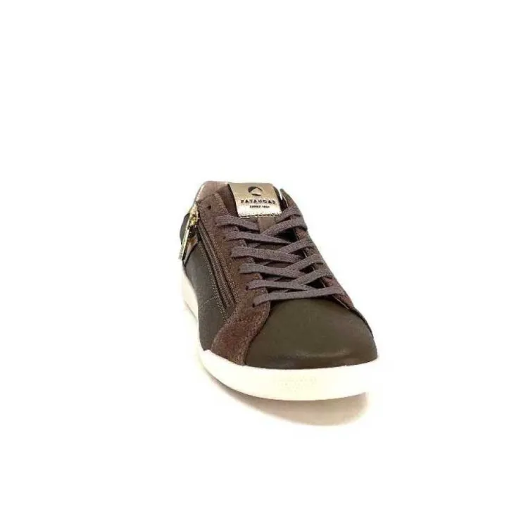 Pataugas 628403 Palme Cuir Taupe*Femme Baskets