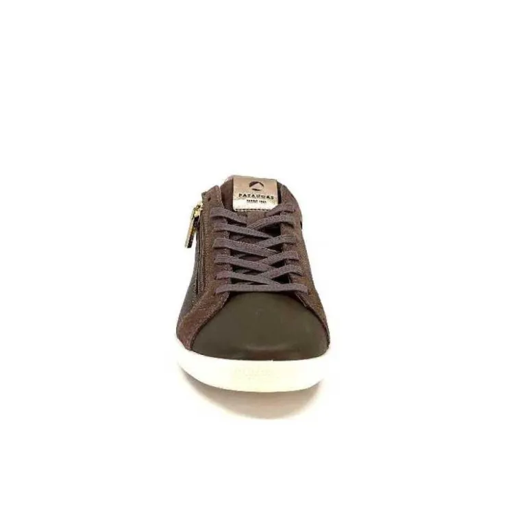 Pataugas 628403 Palme Cuir Taupe*Femme Baskets