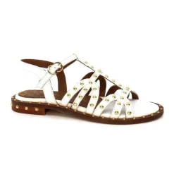 Pedro Miralles 17603 Cuir Blanc*Femme Sandales