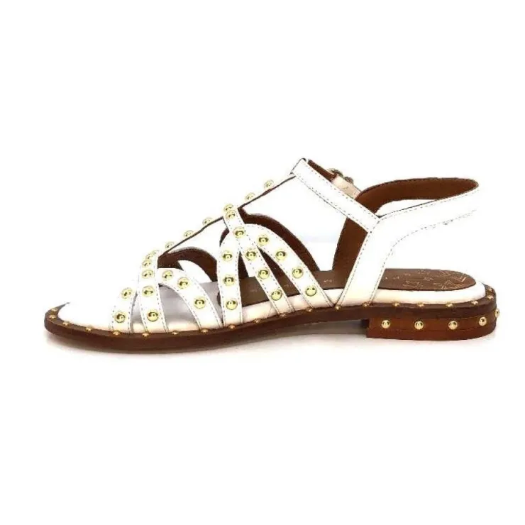 Pedro Miralles 17603 Cuir Blanc*Femme Sandales