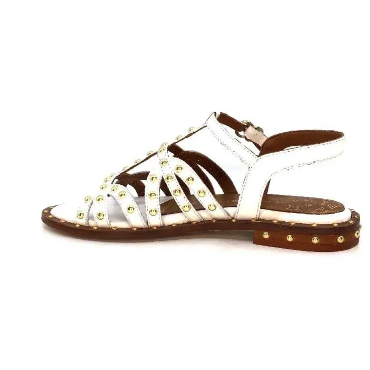 Pedro Miralles 17603 Cuir Blanc*Femme Sandales