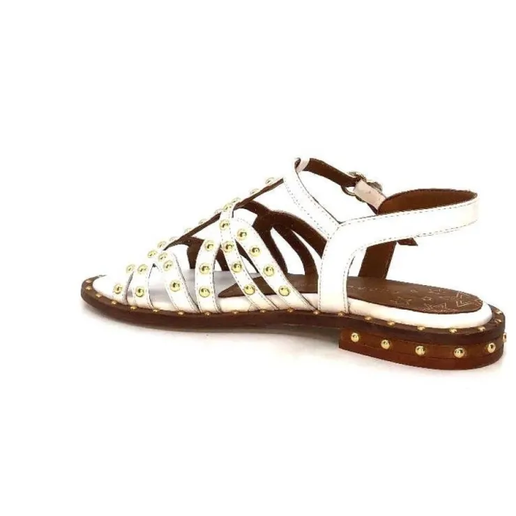Pedro Miralles 17603 Cuir Blanc*Femme Sandales