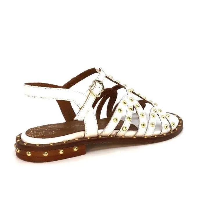 Pedro Miralles 17603 Cuir Blanc*Femme Sandales