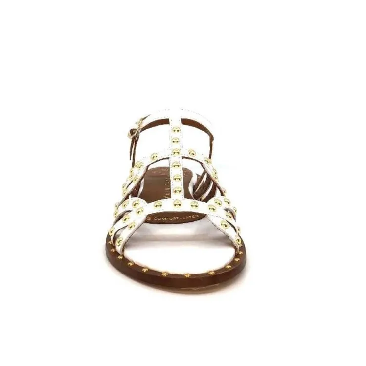 Pedro Miralles 17603 Cuir Blanc*Femme Sandales