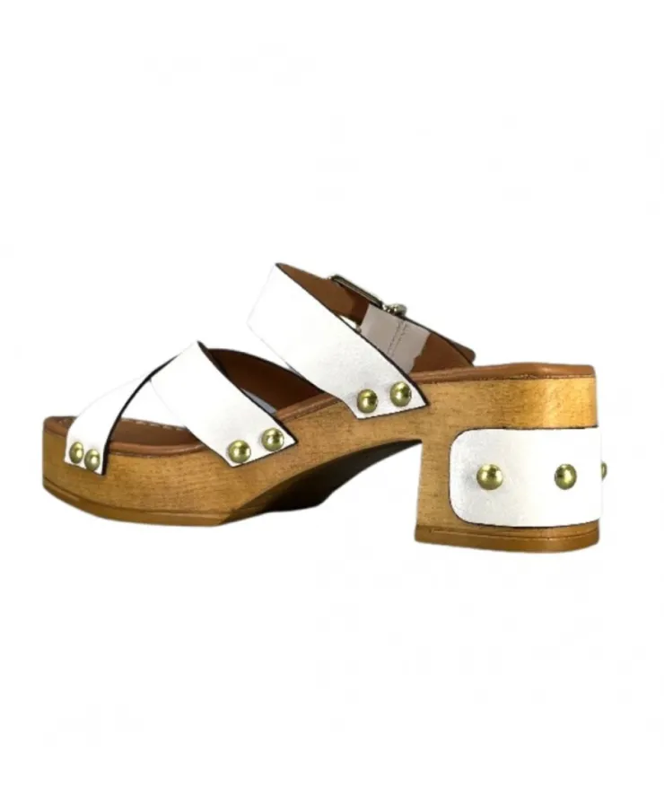 Pedro Miralles 13151 Cuir Blanc*Femme Sandales