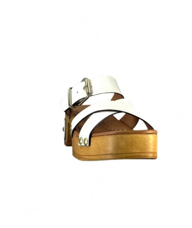 Pedro Miralles 13151 Cuir Blanc*Femme Sandales
