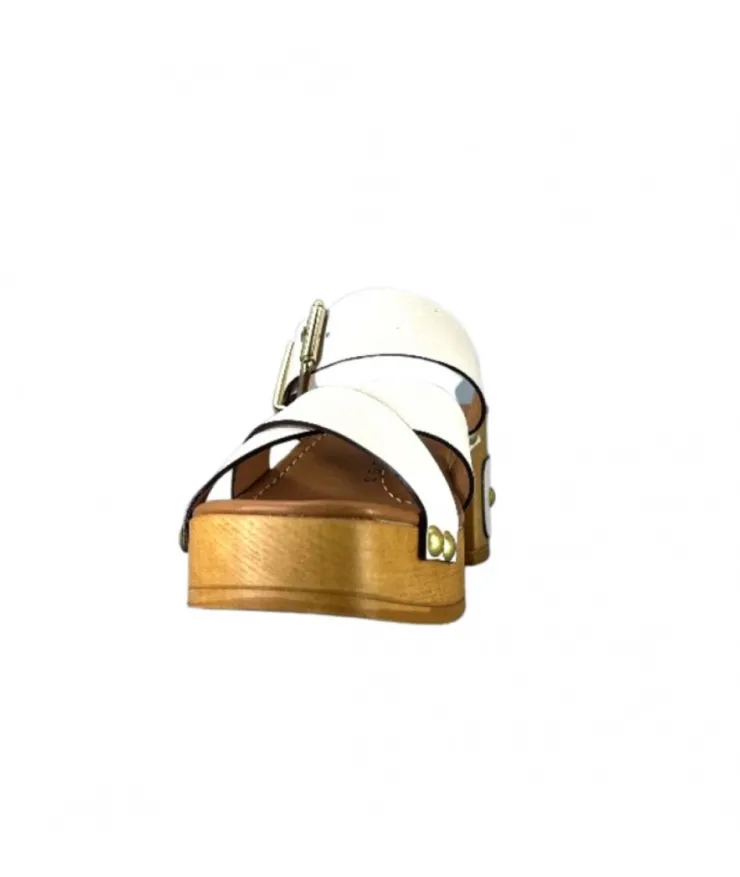 Pedro Miralles 13151 Cuir Blanc*Femme Sandales