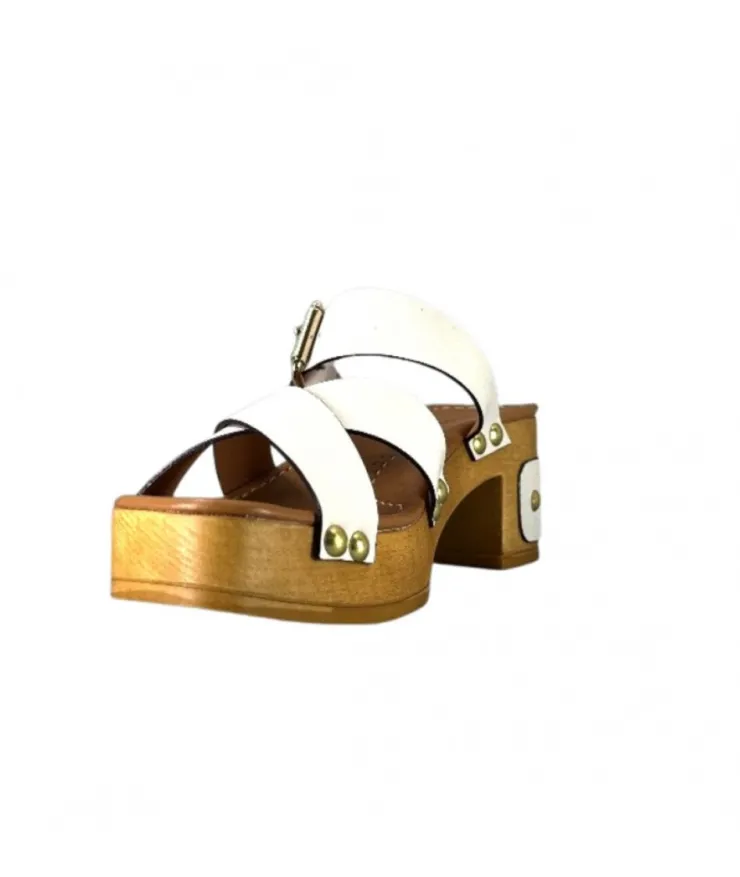 Pedro Miralles 13151 Cuir Blanc*Femme Sandales