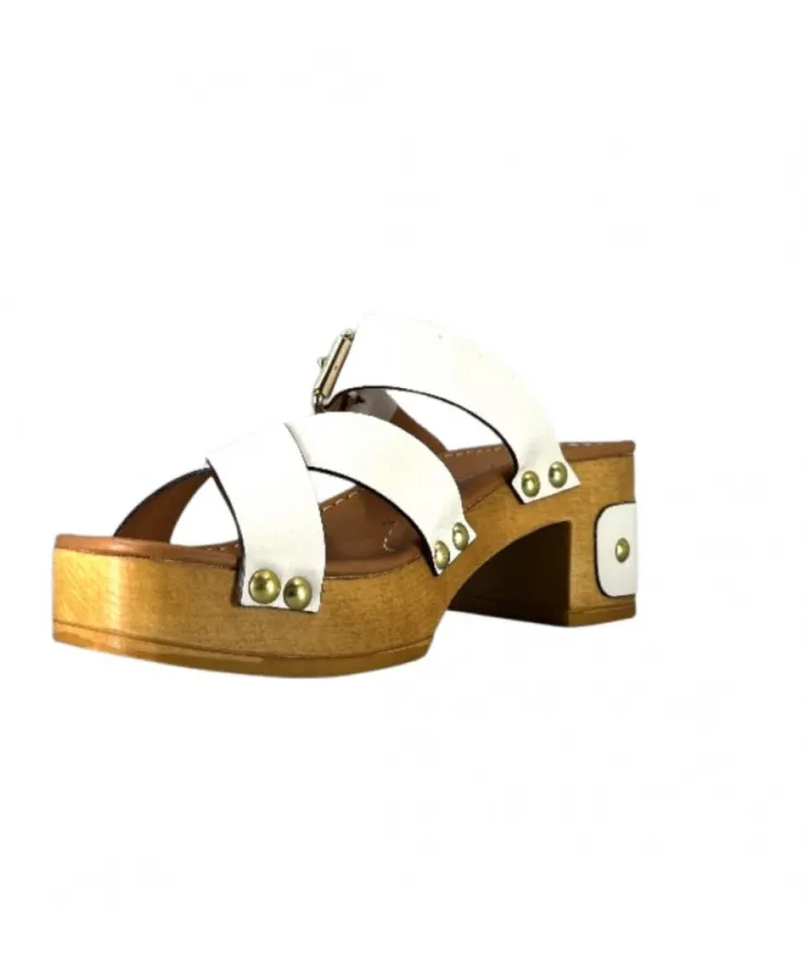 Pedro Miralles 13151 Cuir Blanc*Femme Sandales