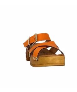 Pedro Miralles 13151 Cuir Orange*Femme Sandales
