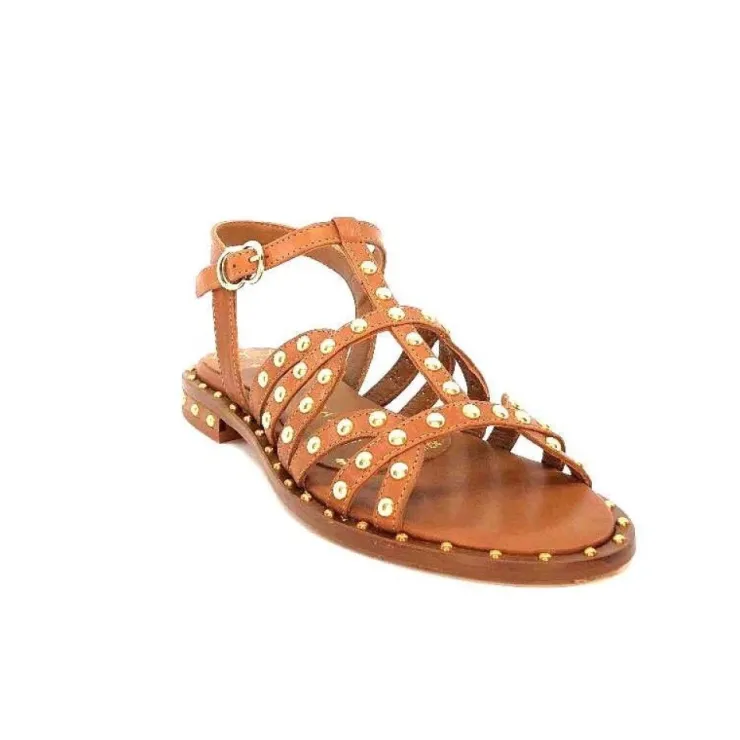 Pedro Miralles 17603 Cuir Tabaco*Femme Sandales