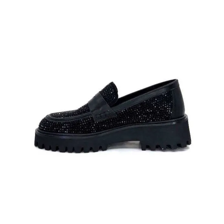 Pedro Miralles 25125 Daim Noir*Femme Mocassins