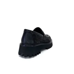 Pedro Miralles 25125 Daim Noir*Femme Mocassins