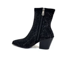 Pedro Miralles 25534 Daim Noir*Femme Santiags