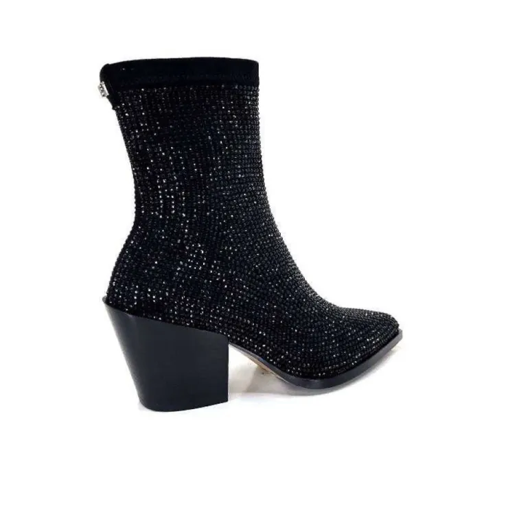 Pedro Miralles 25534 Daim Noir*Femme Santiags