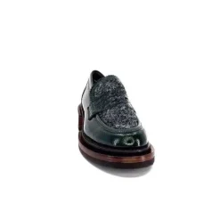 Pertini 32416 D8 Cuir Vernis Vert*Femme Mocassins