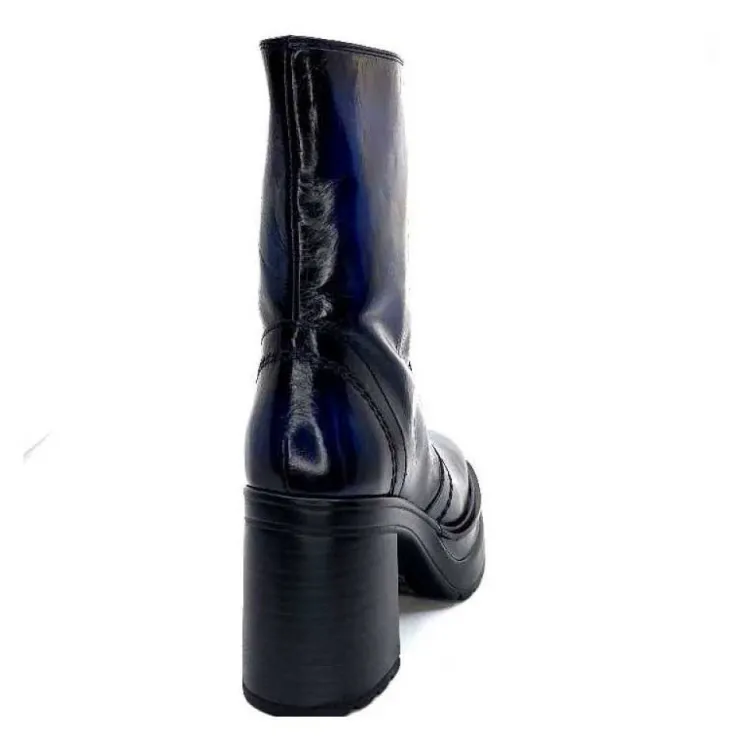 Pons Quintana 10580 Cuir Bleu*Femme Bottines