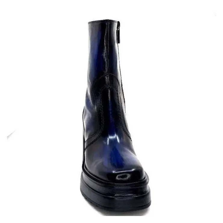 Pons Quintana 10580 Cuir Bleu*Femme Bottines