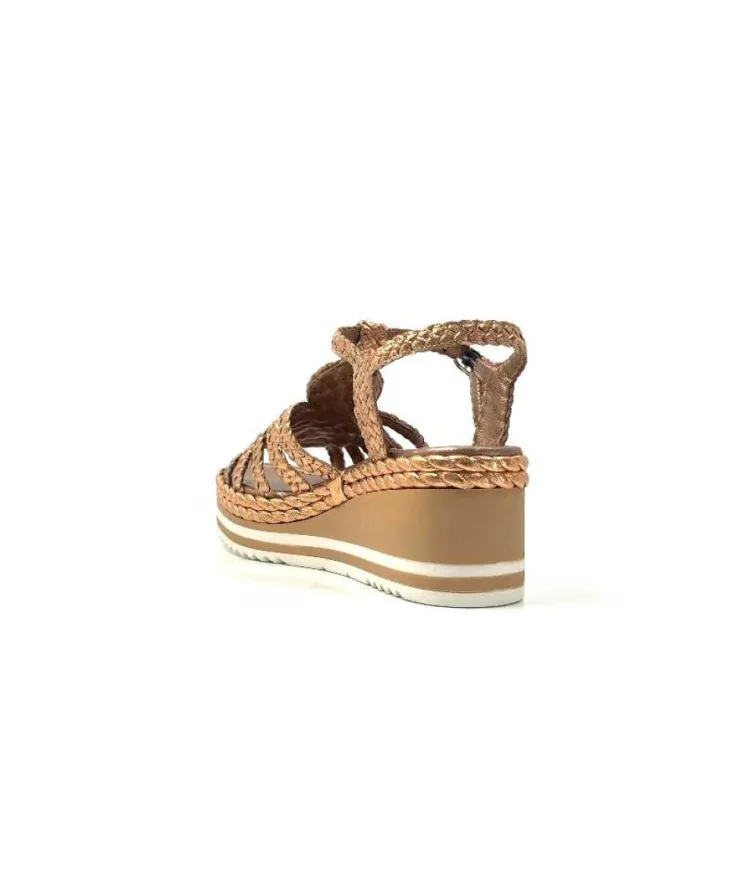 Pons Quintana 10434 Cuir Metal Bronze*Femme Sandales
