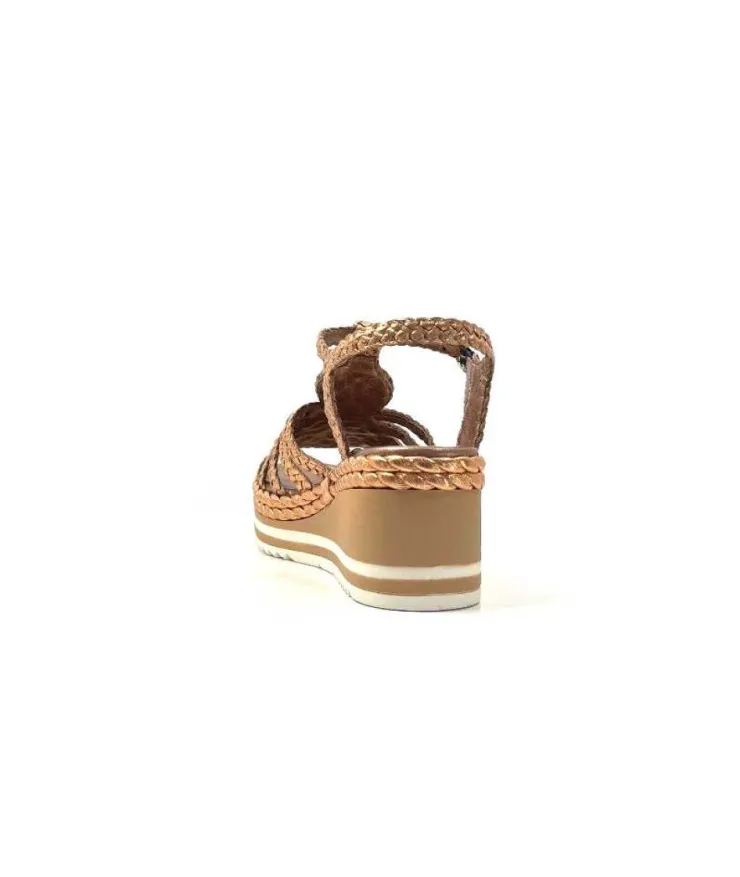 Pons Quintana 10434 Cuir Metal Bronze*Femme Sandales