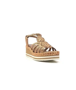 Pons Quintana 10434 Cuir Metal Bronze*Femme Sandales