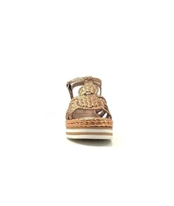 Pons Quintana 10434 Cuir Metal Bronze*Femme Sandales
