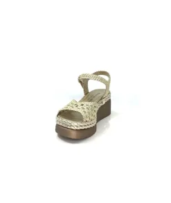 Pons Quintana 10329 Ibiza Metal Platino*Femme Plateformes