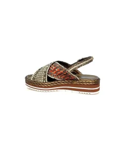 Pons Quintana 10265 Milan Cuir Metal Bronze*Femme Plateformes