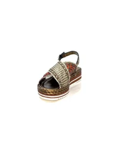 Pons Quintana 10265 Milan Cuir Metal Bronze*Femme Plateformes