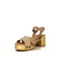 Porronet Fi 2881 Cuir Taupe Arena*Femme Plateformes