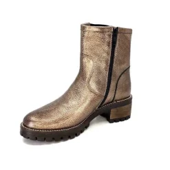 qootum- modascoop Qootum 14130 Cuir Bronze*Femme Bottines