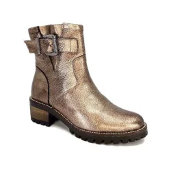 qootum- modascoop Qootum 14130 Cuir Bronze*Femme Bottines