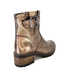 qootum- modascoop Qootum 14130 Cuir Bronze*Femme Bottines