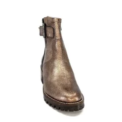 qootum- modascoop Qootum 14130 Cuir Bronze*Femme Bottines