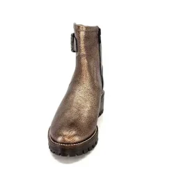 qootum- modascoop Qootum 14130 Cuir Bronze*Femme Bottines