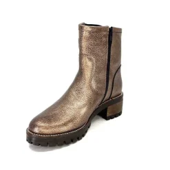 qootum- modascoop Qootum 14130 Cuir Bronze*Femme Bottines