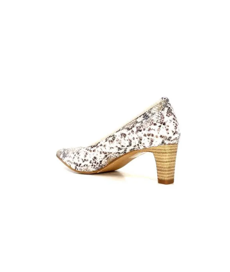 qootum- modascoop Qootum 13920 Cuir Platina*Femme Escarpins