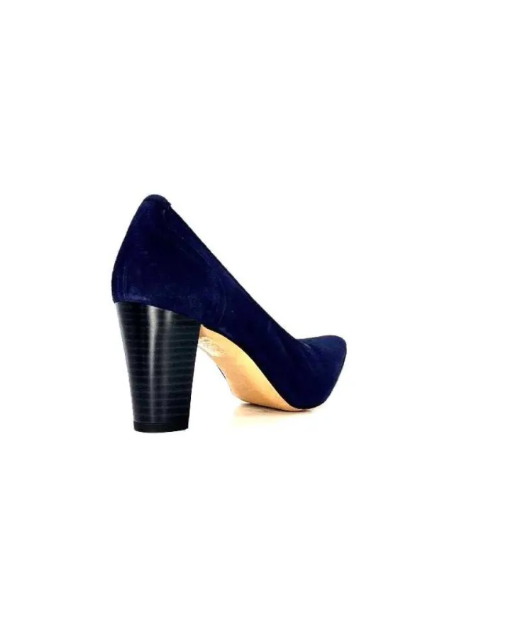 qootum- modascoop Qootum 13500 Daim Marine*Femme Escarpins