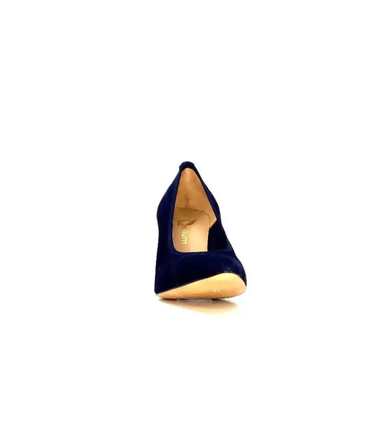 qootum- modascoop Qootum 13500 Daim Marine*Femme Escarpins