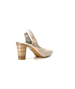 qootum- modascoop Qootum 13940 Luna Cuir Beige*Femme Escarpins