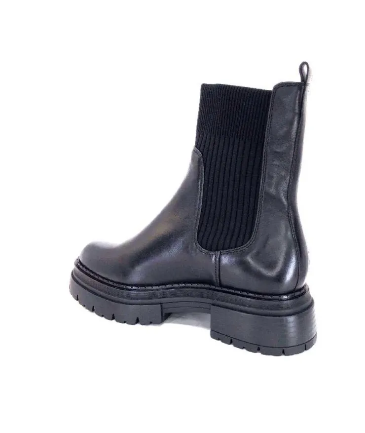 Regarde Le Ciel Blazey 01 Cuir Noir*Femme Bottines