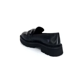 Regarde Le Ciel Dalia 06 Cuir Noir*Femme Mocassins