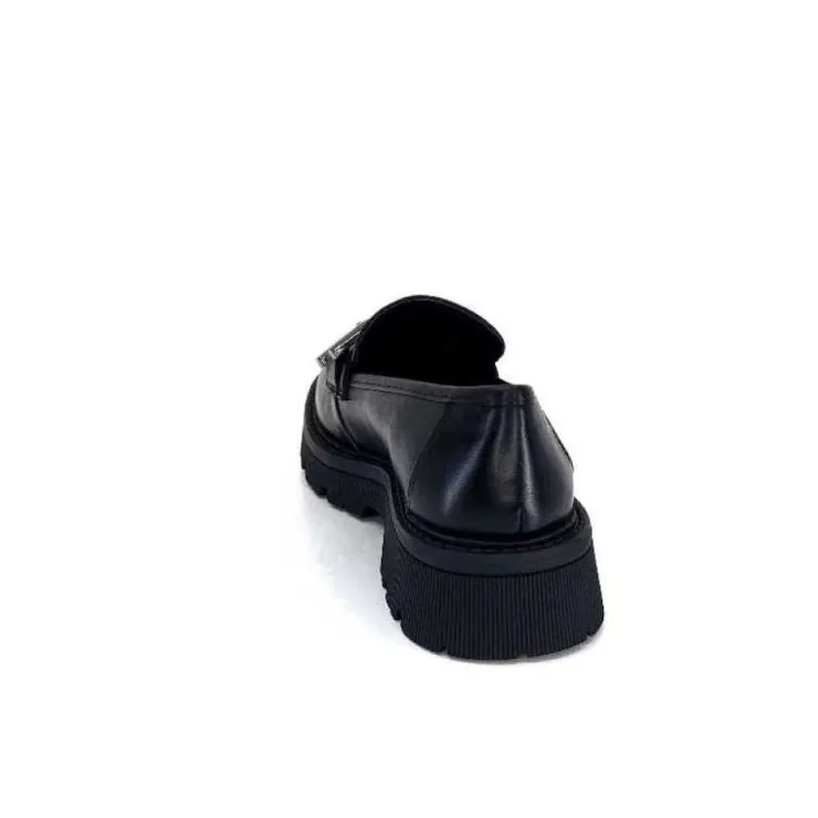 Regarde Le Ciel Dalia 06 Cuir Noir*Femme Mocassins