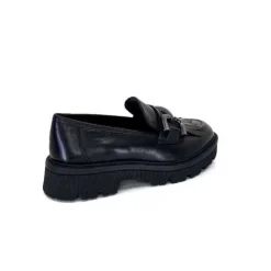 Regarde Le Ciel Dalia 06 Cuir Noir*Femme Mocassins